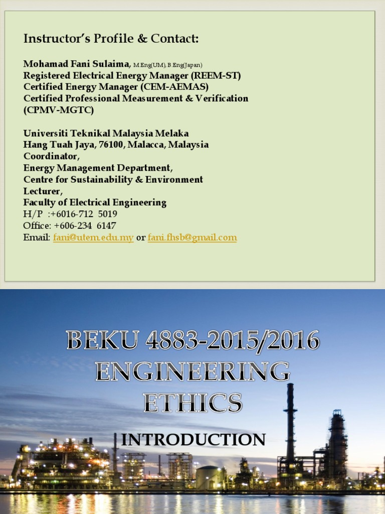 Engineering Ethics Overview and Insights | PDF | Autonomy | Business Ethics