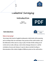 Cadastral Surveying: University of Duhok College of Engineering Surveying Department