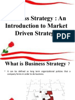 Business Strategy: An Introduction To Market Driven Strategy
