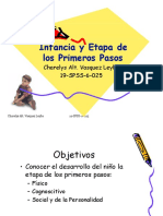 Infancia y Etapa de Los Primeros Pasos