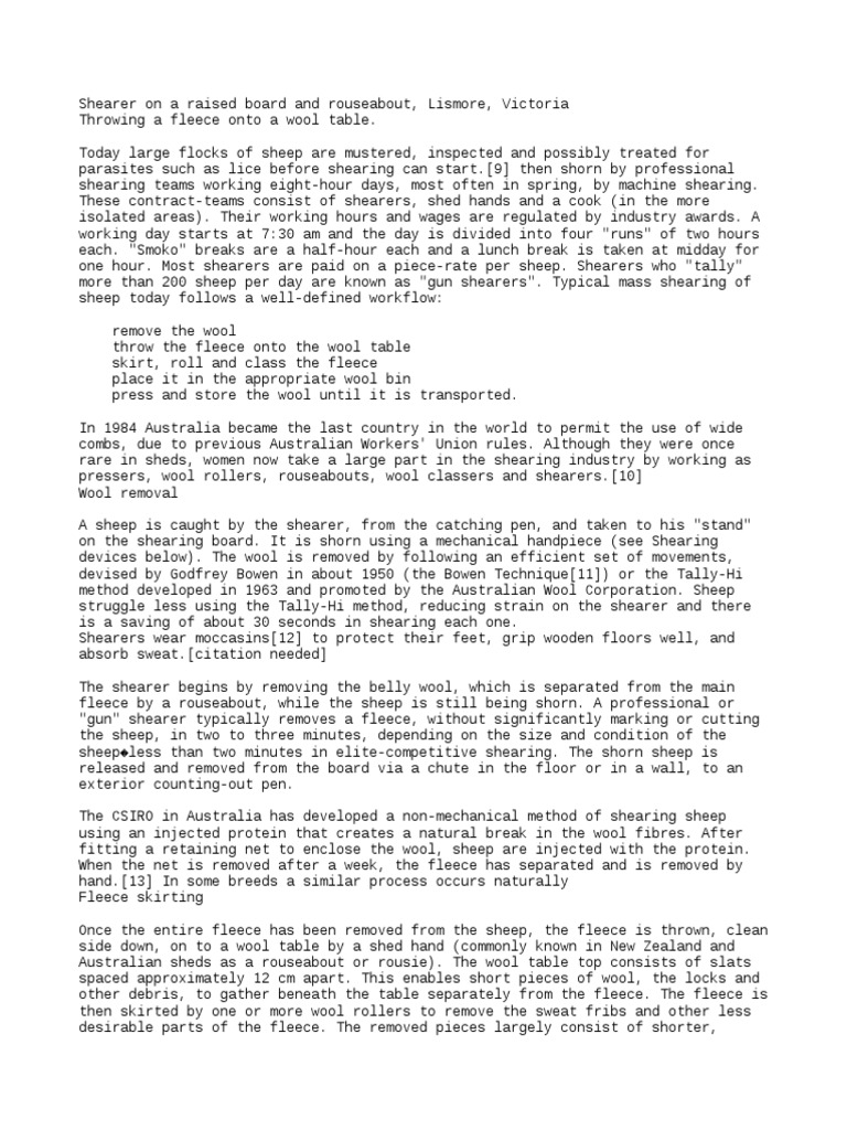 The Wool Harvesting Process A Detailed Explanation of Modern Sheep