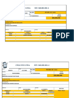 Recibos de caja de Cellyes Ltda por ventas y aportes