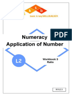 Numeracy Application of Number: Workbook 3 Ratio