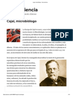 Cajal, Microbiólogo - Neurociencia PDF