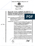 Decreto #171/2008 SICOM Creacion