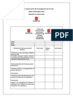 Ficha de observación de Investigación en el aula