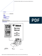 BOBCAT S250 SKID STEER LOADER Service Repair Manual S - N 526111001 & A