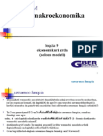 Makroekonomika: Leqcia 9 Ekonomikuri Zrda (Solous Modeli)