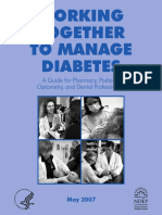 Center for Chronic Disease Prevention and Health Promotion Working Together to Manage Diabetes A Guide for Pharmacists, Podiatrists, Optometrists, and Dental Professionals.pdf