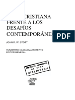 La Fe Cristiana Frente A Los Desafios Contemporaneos - John R. W. Stott.pdf
