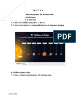 PRACTICA Sistema Solar