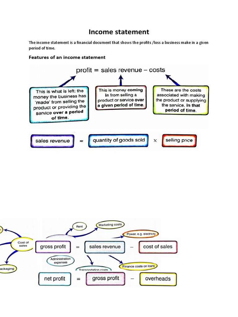 Income Statement Overview and Types | PDF