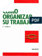 Cómo Organizar Su Trabajo