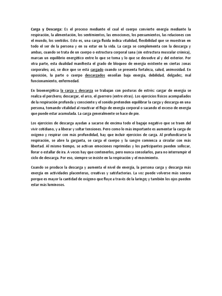 Carga y Descarga PDF