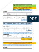 Precios Unitarios Fosa Septica