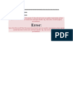 Error