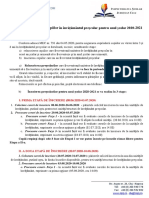 Informatii Privind Inscrierea in Inv Prescolar 2020 2021 PDF