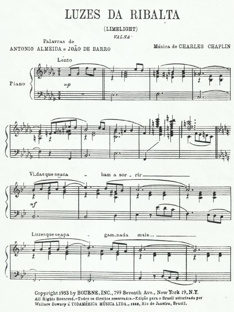 Luzes Da Ribalta (Charles Chaplin) PDF | PDF