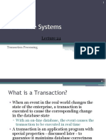 Database Systems: Transaction Processing