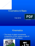 Lecture 001 Kinematics & Basics