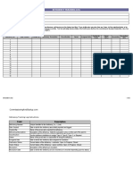 Deficiency Tracking Log: Project Name Program Manager Project Manager CSU Manager