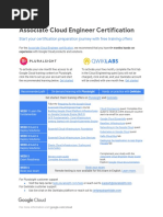 Associate Cloud Engineer Journey