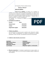 EVIDENCIA 2- Taller Programa y Plan de auditoria interna