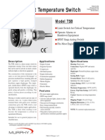 Direct Mount Temperature Switch: Model TSB