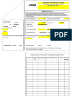 Azxytqw Test Private Limited: Share Certificate