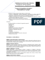 PROGRAMA DE EXAMEN CLINICA I y II