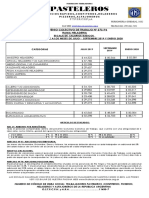 Escala Salarios Basicos Julio - Septiembre 2019 y Enero 2020