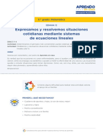 Matematica3 Semana 12 - Dia 1 Sistema de Ecuaciones II Ccesa007