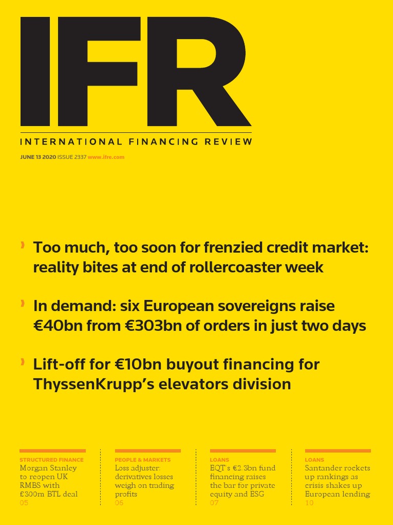IFR Magazine - June 13, 2020, PDF, Bond Market