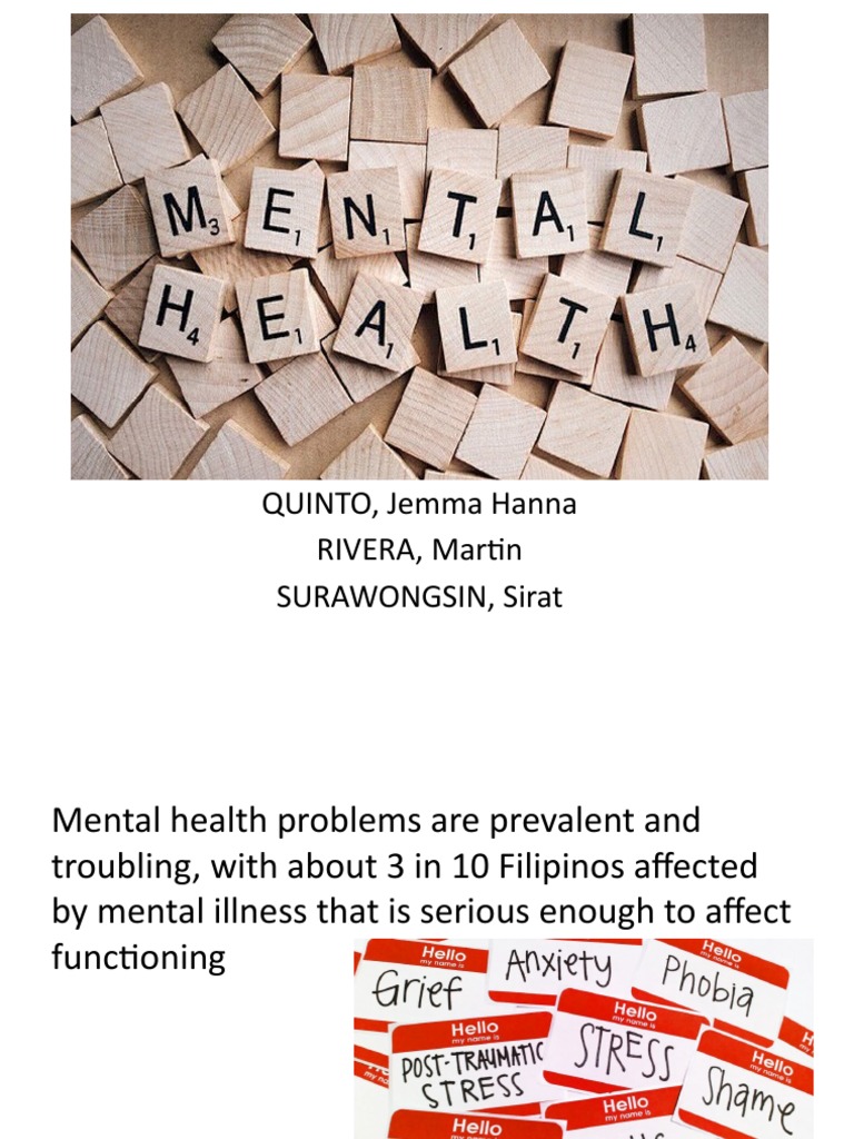 Mental Health Awareness in the Philippines | PDF | Mental Disorder ...