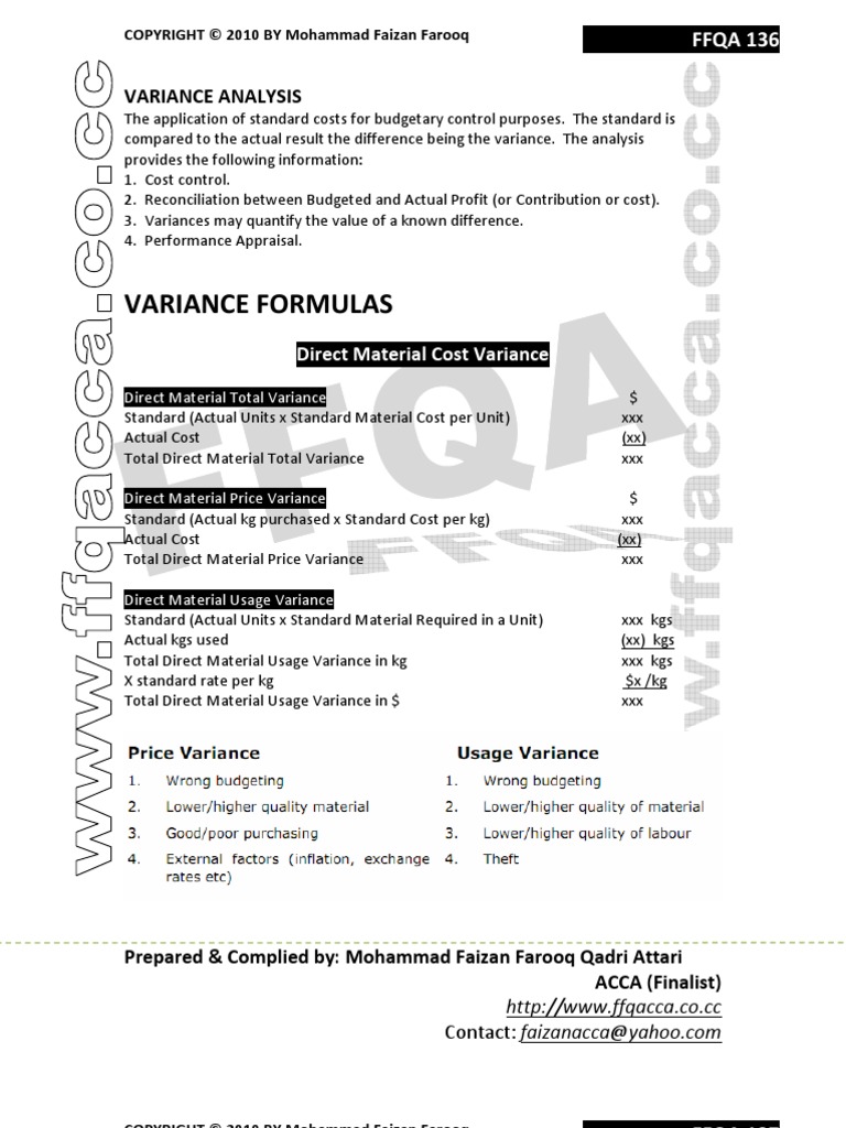 Simple analysis of variance picture