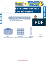 Representación Gráfica de Los Números para Tercer Grado de Primaria