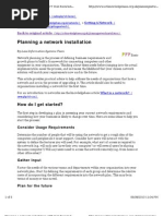 Planning A Network Installation: How Do I Get Started?