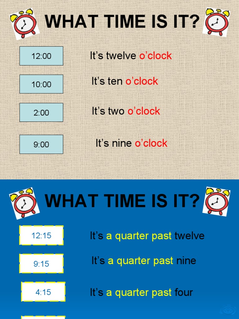 Understanding Time Expressions | PDF | Career & Growth