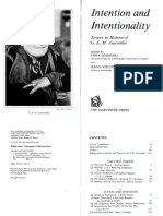 Diamond - Intention and Intentionality - Essays in Honour of Anscombe (1979) PDF
