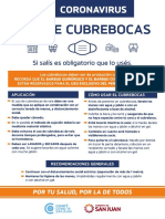 Afiche - Uso Cubrebocas - Covid - A4 PDF