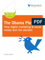 The Obama Playbook: How Digital Marketing & Social Media Won The Election