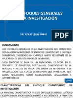 Enfoques Generales de Investigación