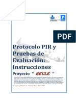 Protocolo y Pruebas de Evaluación Con Instrucciones