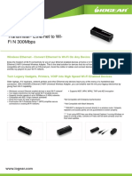IOGEAR Wireless Ethernet GWU637 - Datasheet