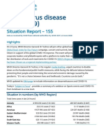 WHO COVID-19 Situation Report - June 23, 2020