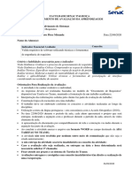 Avaliação Engenharia de Requisitos 22 - 06 - 2020