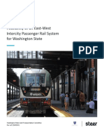 Feasibility of An East-West Intercity Passenger Rail System For Washington State Draft Report