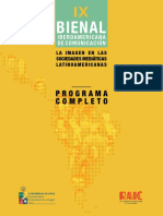 Programa General de Actividades Ix Bienal Iberoamericana de Comunicacion PDF