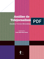 Analise de Telejornalismo desafios teorico-metodologicos