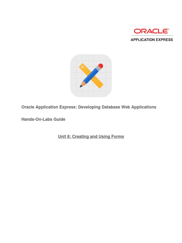 Oracle Application Express: Developing Database Web Applications | PDF ...